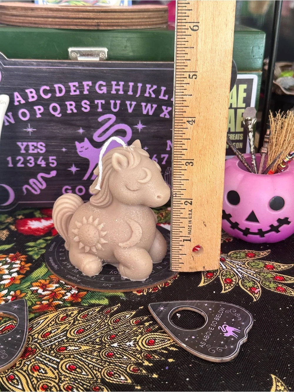 Bronze Celestial Pony Candle